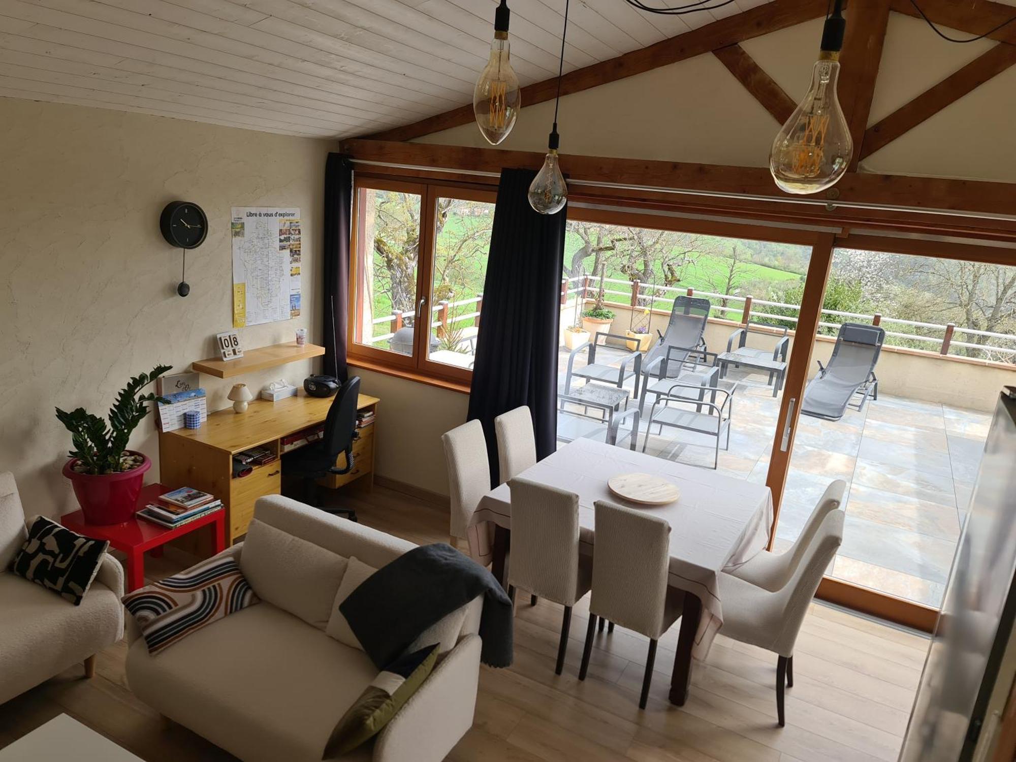 Gite Chez Tiane Saint-Flour-L'Etang Extérieur photo